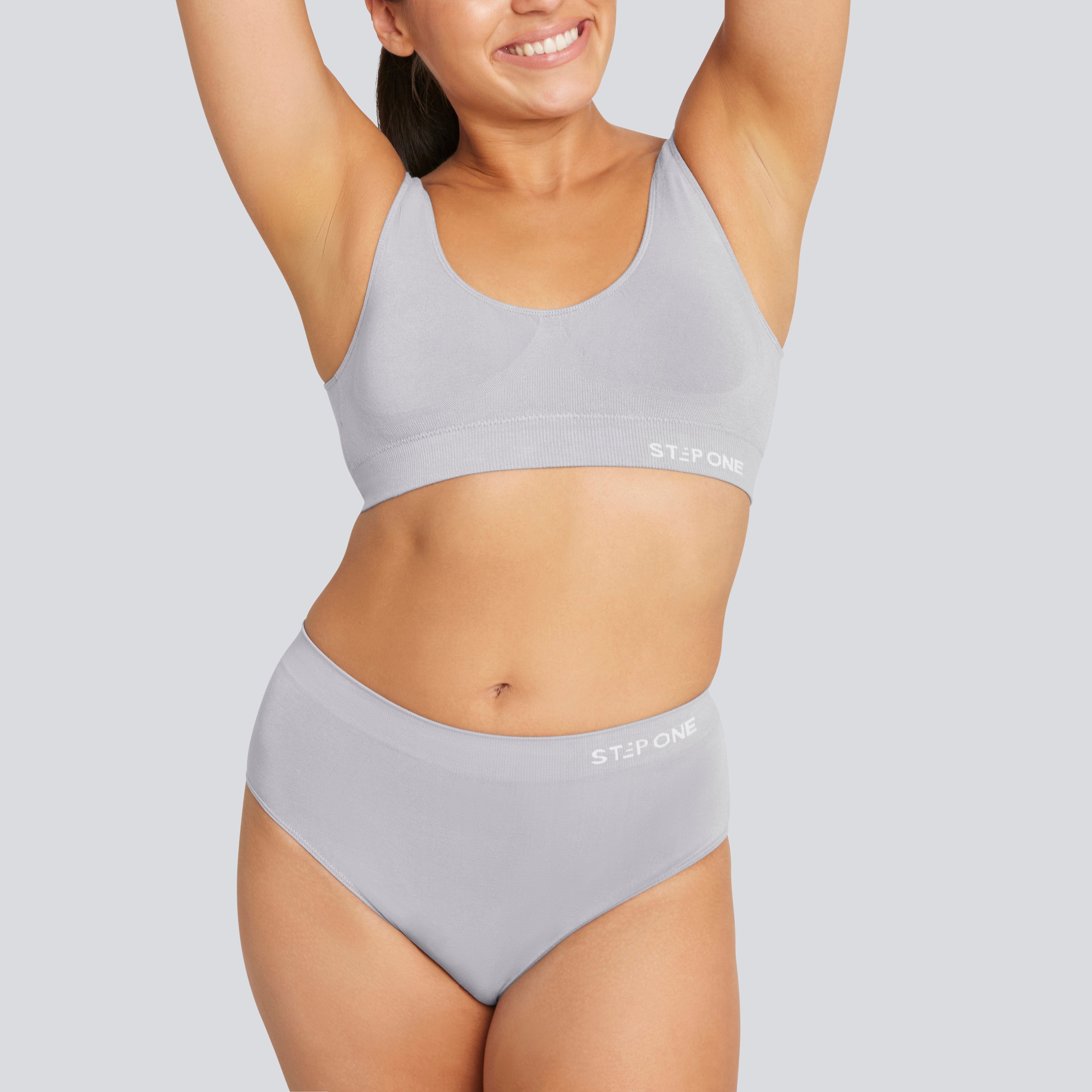 Women's SmoothFit Full Brief - Grey - Bamboo Underwear