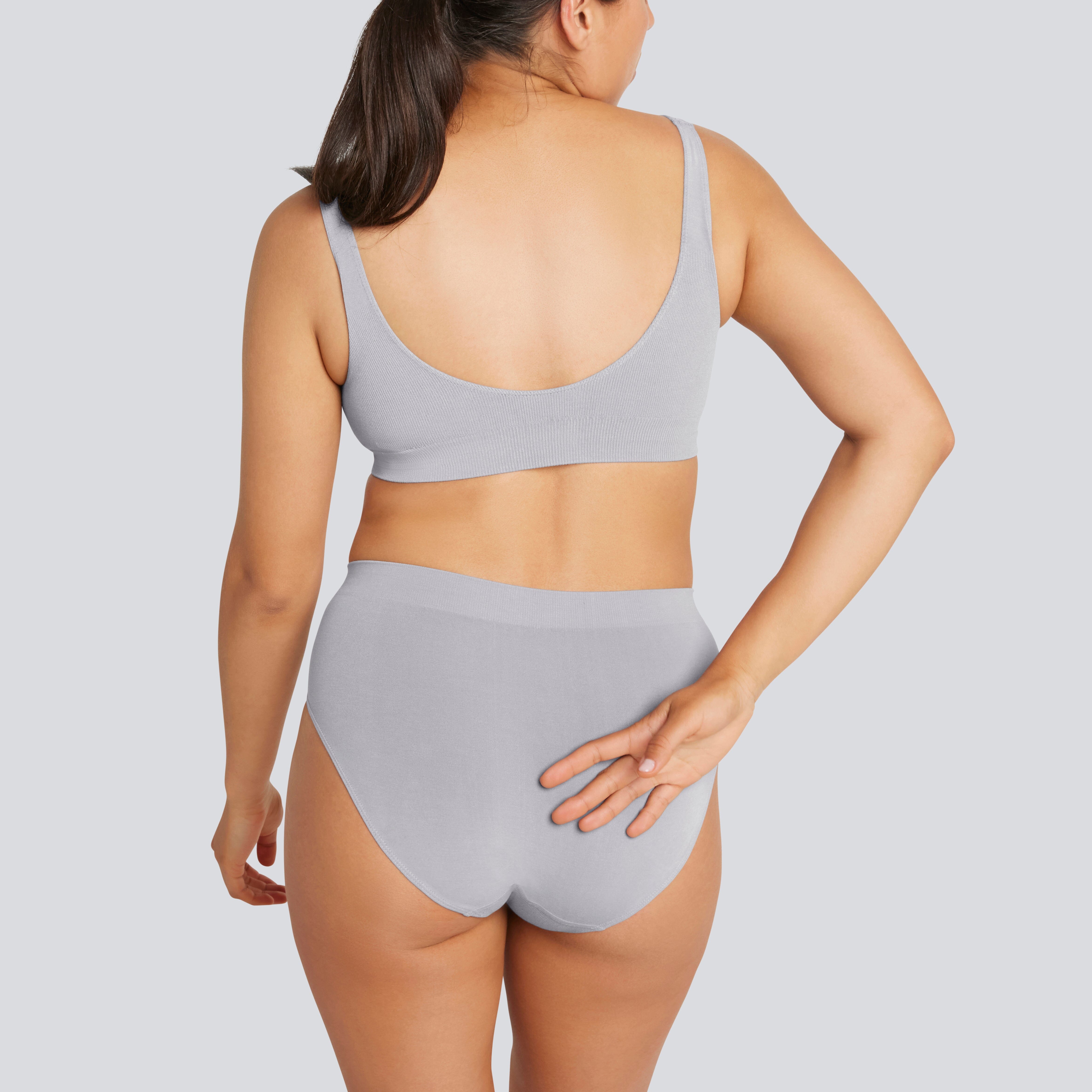 Women's SmoothFit Full Brief - Grey - Bamboo Underwear