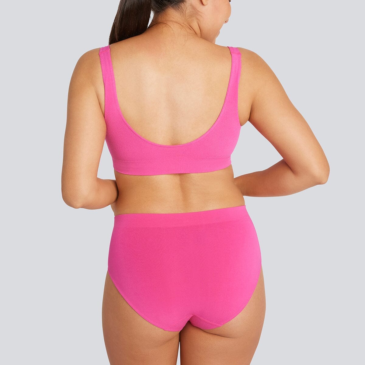 Women's SmoothFit Full Brief - Candy Pink - Bamboo Underwear