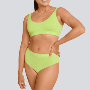 Women's SmoothFit Full Brief - Lime Spark - Bamboo Underwear