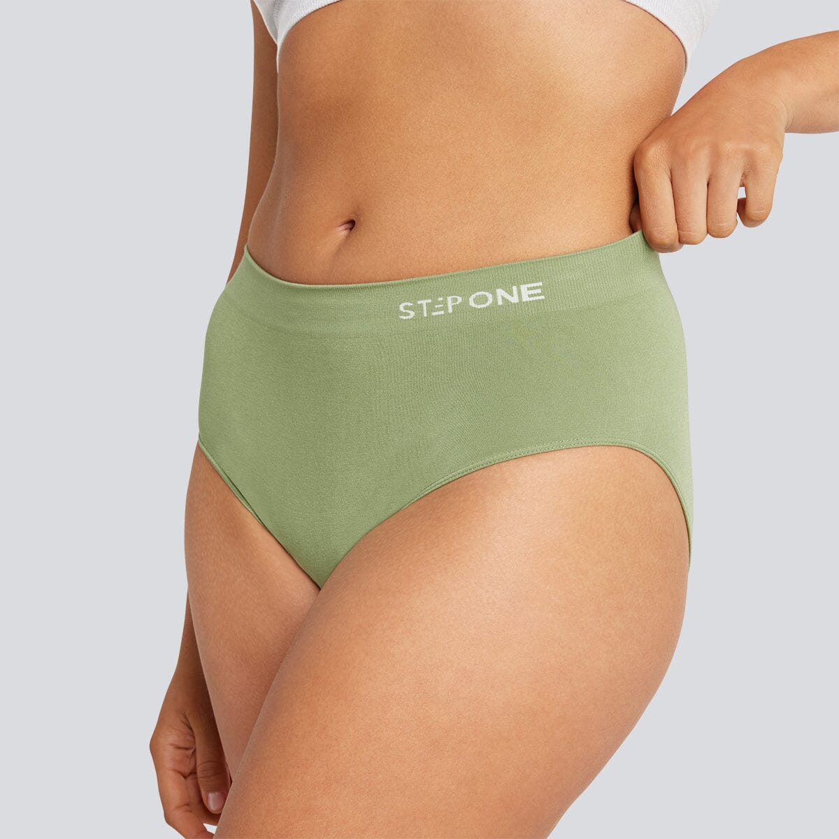 [EXP-A] Women's SmoothFit Full Brief - Watercress - Bamboo Underwear - Model:Natalia