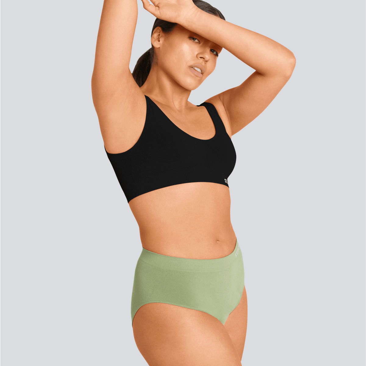 Women's SmoothFit Full Brief - Sage - Bamboo Underwear