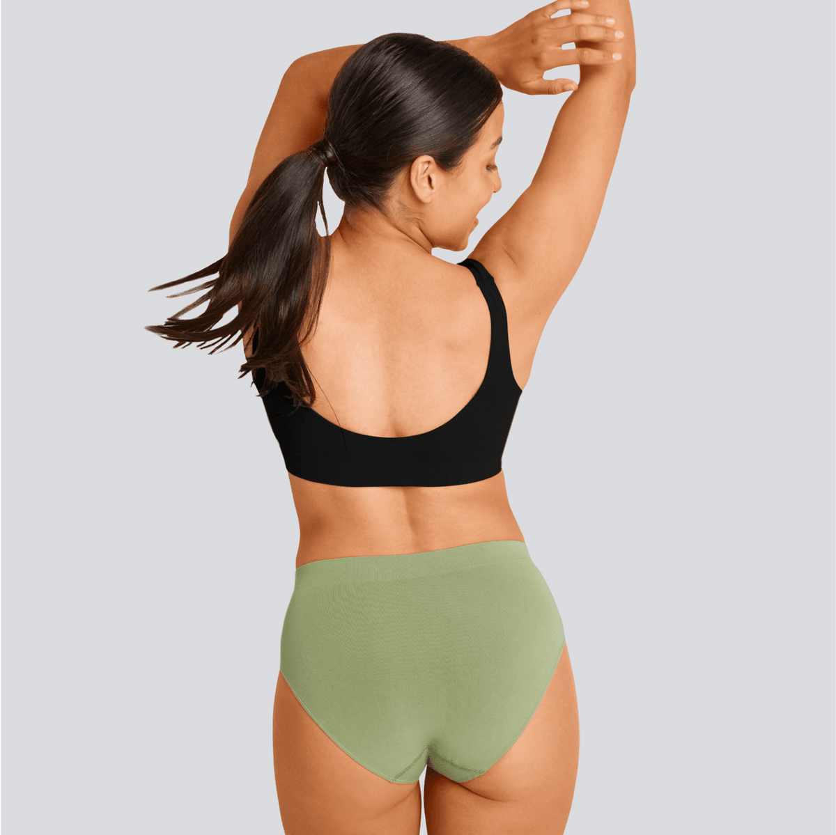 Women's SmoothFit Full Brief - Sage - Bamboo Underwear