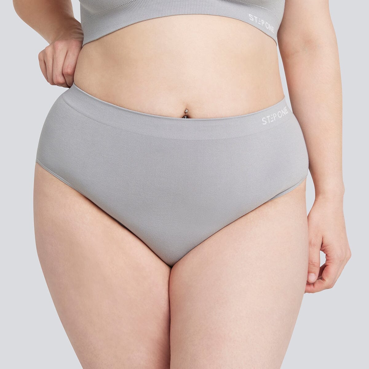 Women's SmoothFit Full Brief - Grey - Bamboo Underwear