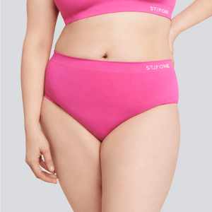 Women's SmoothFit Full Brief - Candy Pink - Bamboo Underwear