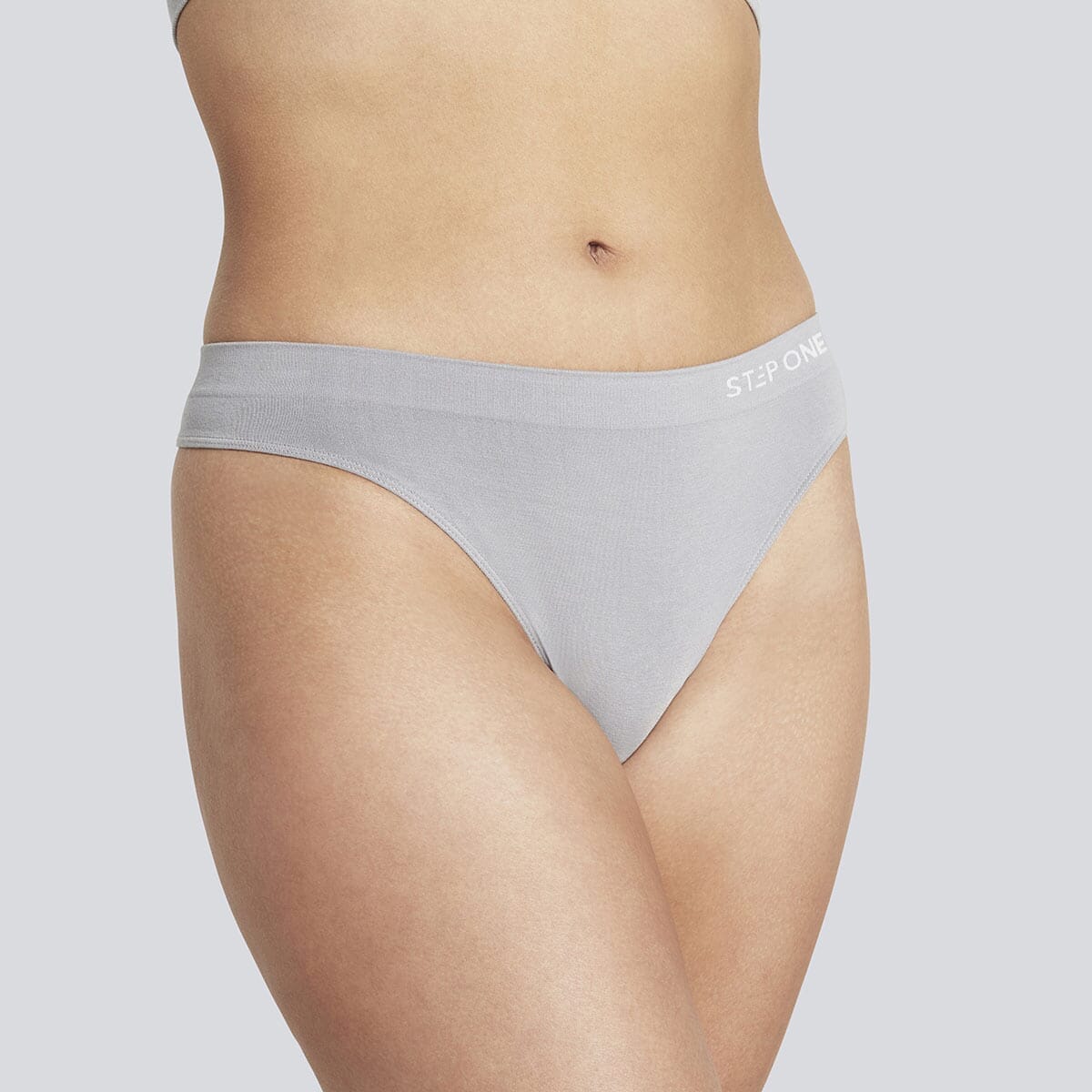 Women's SmoothFit Thong - Grey - Bamboo Underwear