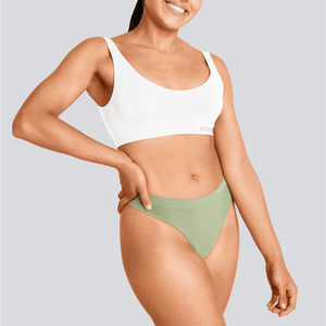 Women's SmoothFit Thong - Sage - Bamboo Underwear