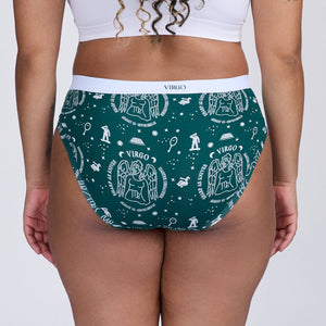 Women's Bikini Brief - Virgo - Bamboo Underwear - Model:Fabiana