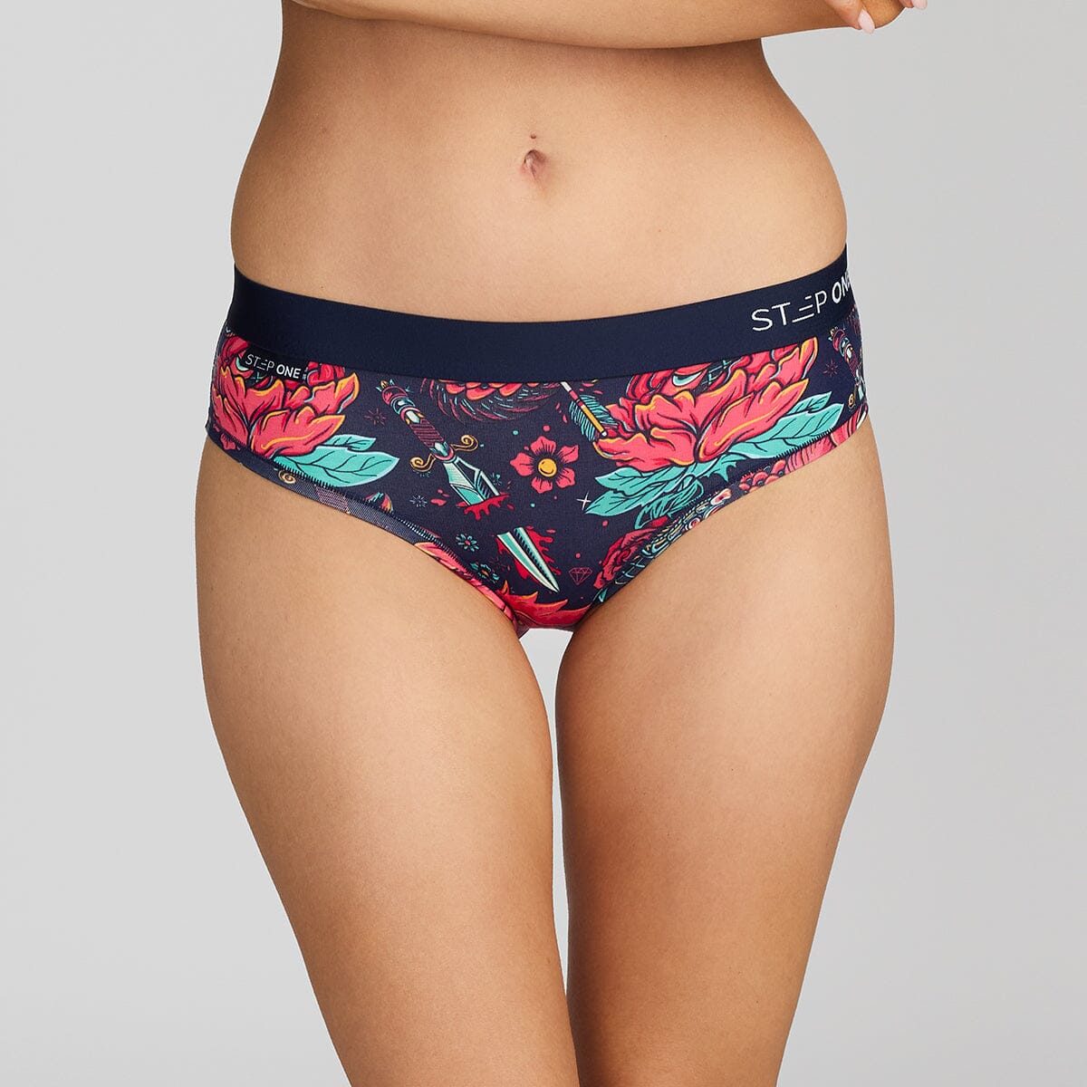 Women's Bikini Brief - Tattoo Parlours - Bamboo Underwear