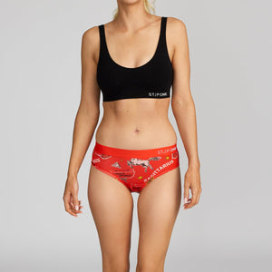 Women's Bikini Brief - Sagittarius - Bamboo Underwear - Model:Ashley H
