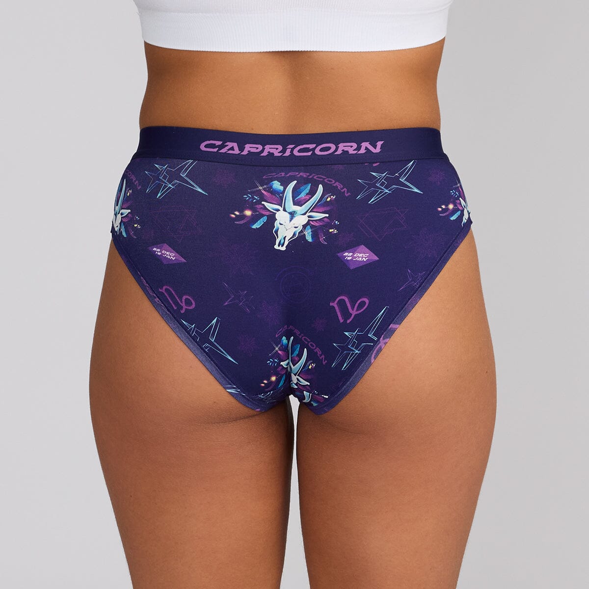 Women's Bikini Brief - Capricorn - Bamboo Underwear - Model:Alexandra