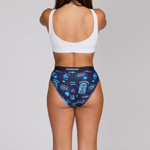 Women's Bikini Brief - Aquarius - Bamboo Underwear