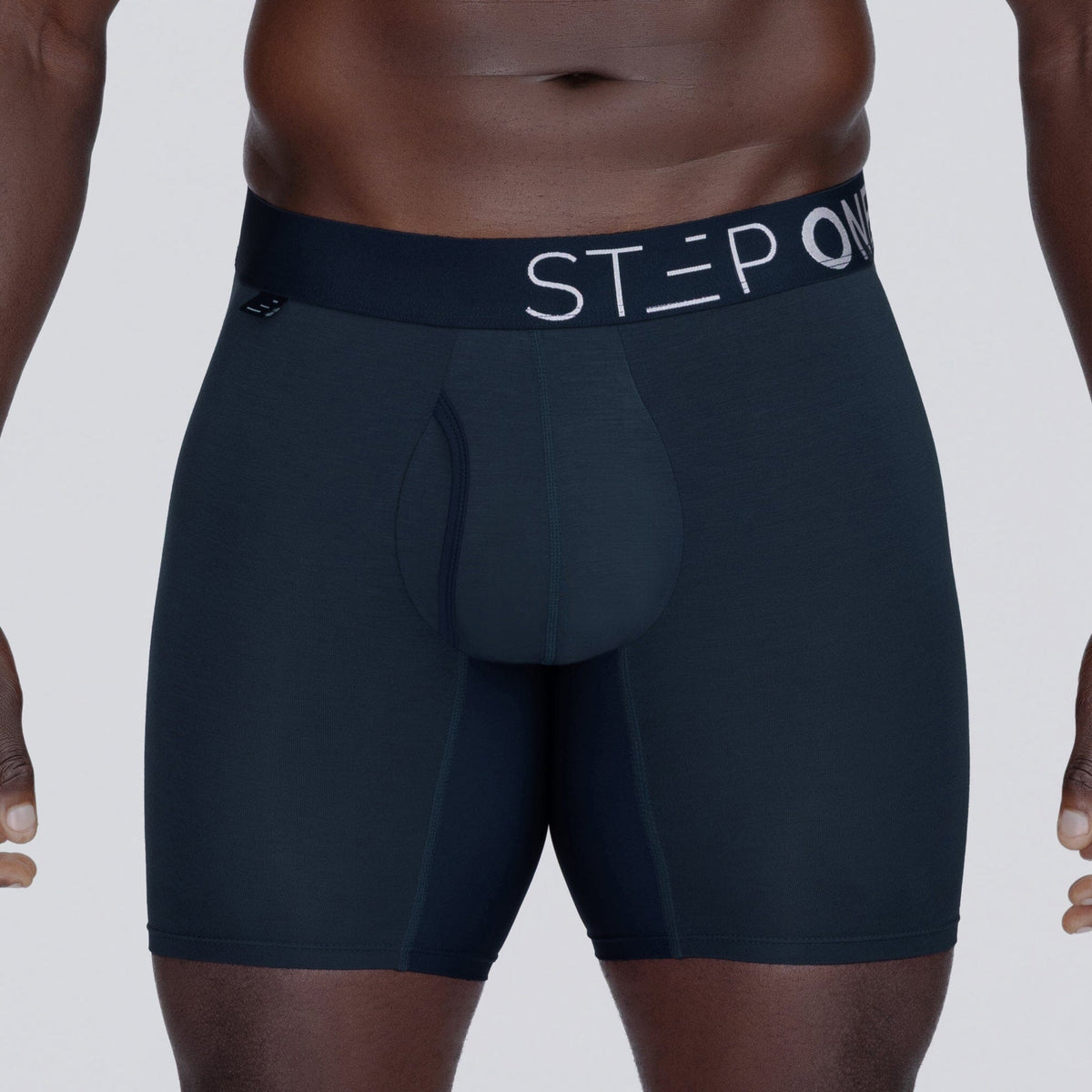 Boxer Brief Fly - Dark Navy - Bamboo Underwear - Model:Baba