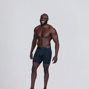 Boxer Brief Fly - Dark Navy - Bamboo Underwear - Model:Baba