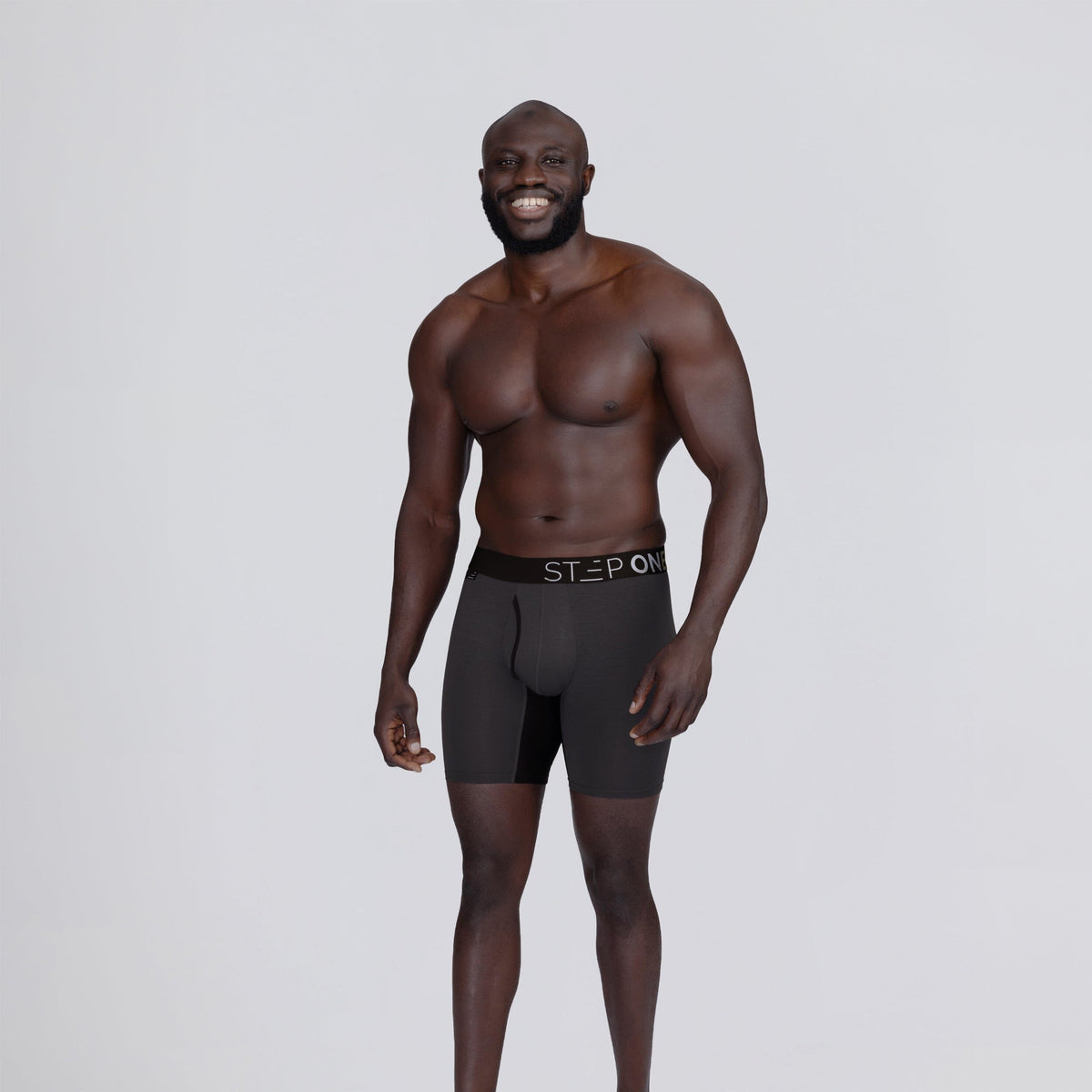 Boxer Brief Fly - Dark Grey - Bamboo Underwear