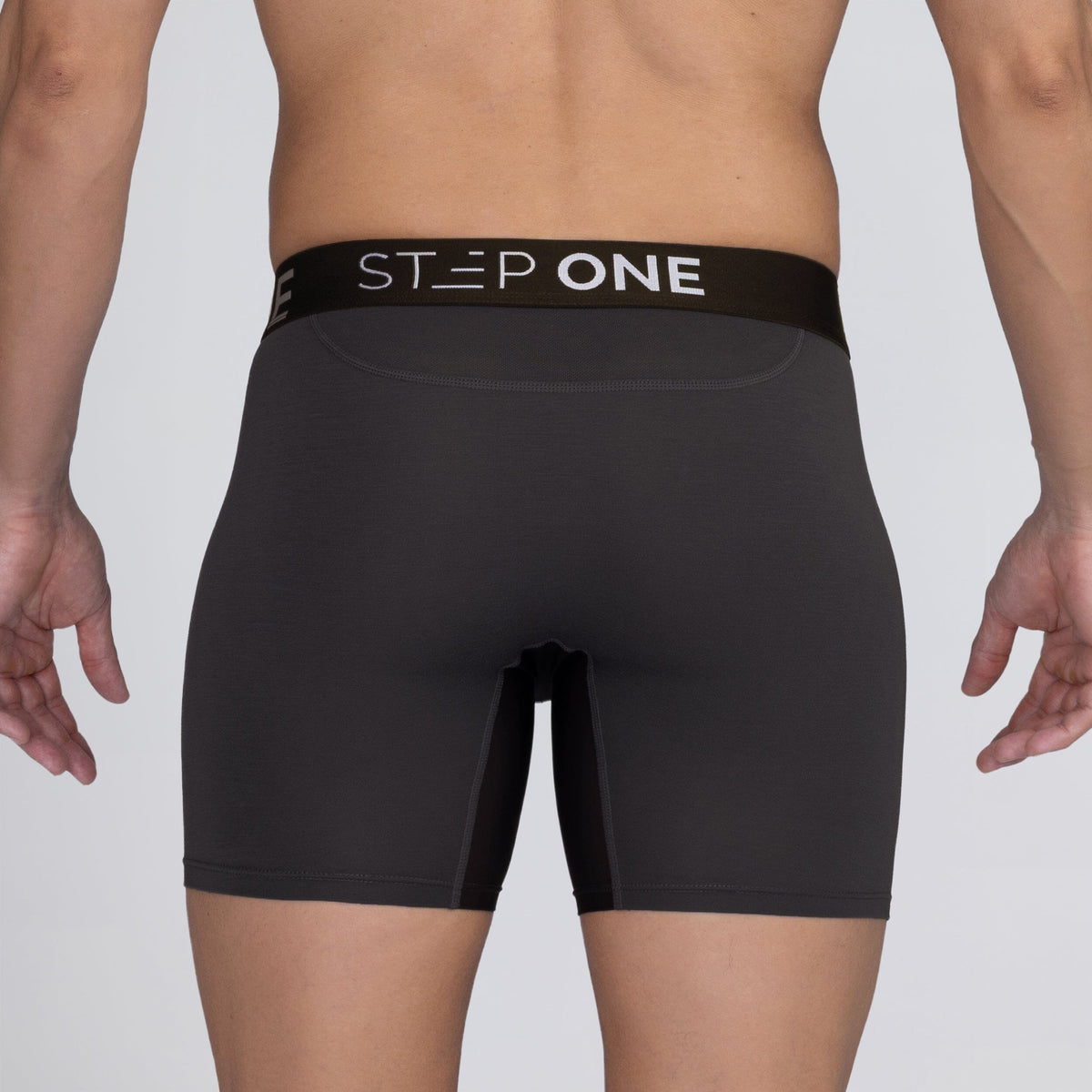 Boxer Brief Fly - Dark Grey - Bamboo Underwear
