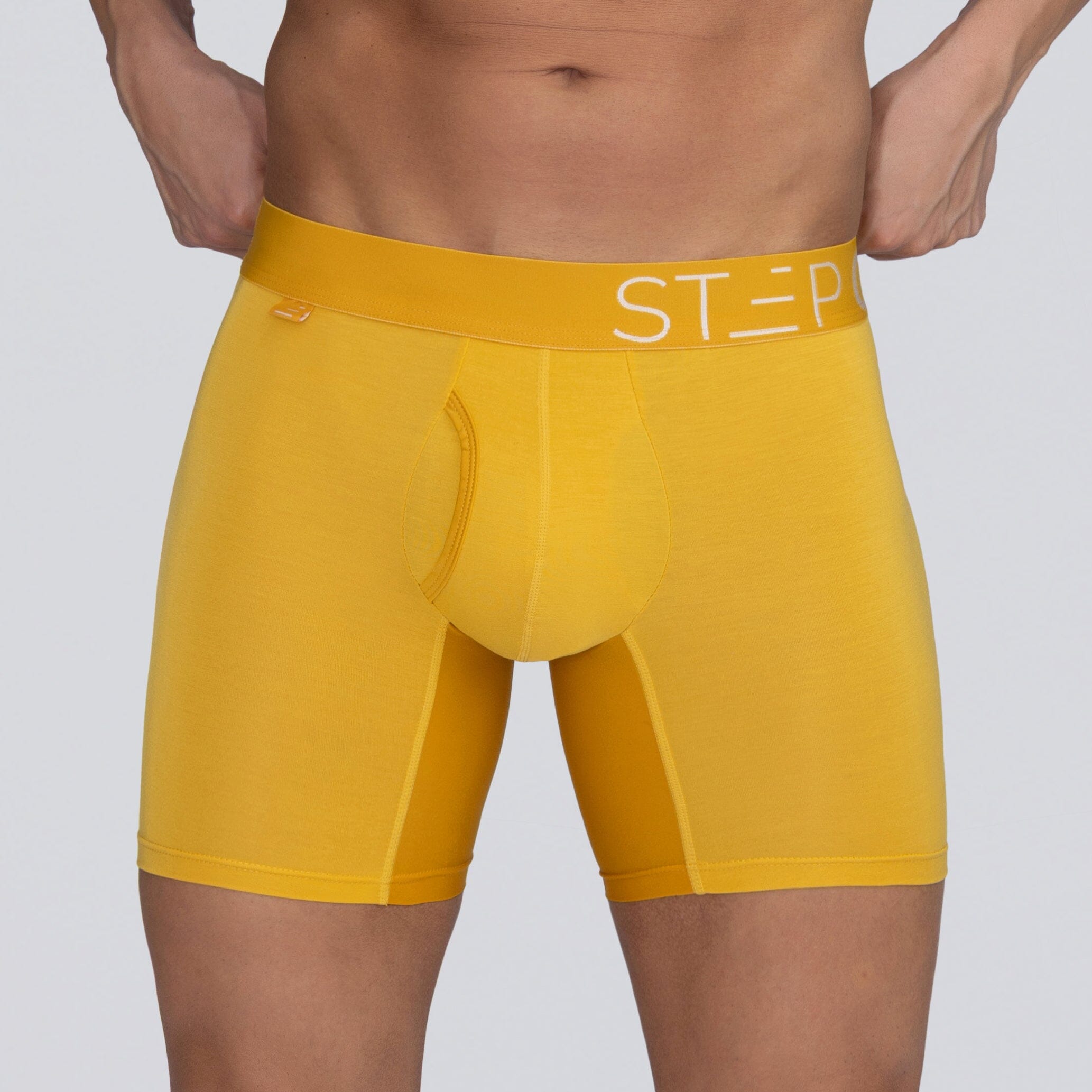 Boxer Brief Fly - Lemon Zest - Bamboo Underwear - Model:Ivan