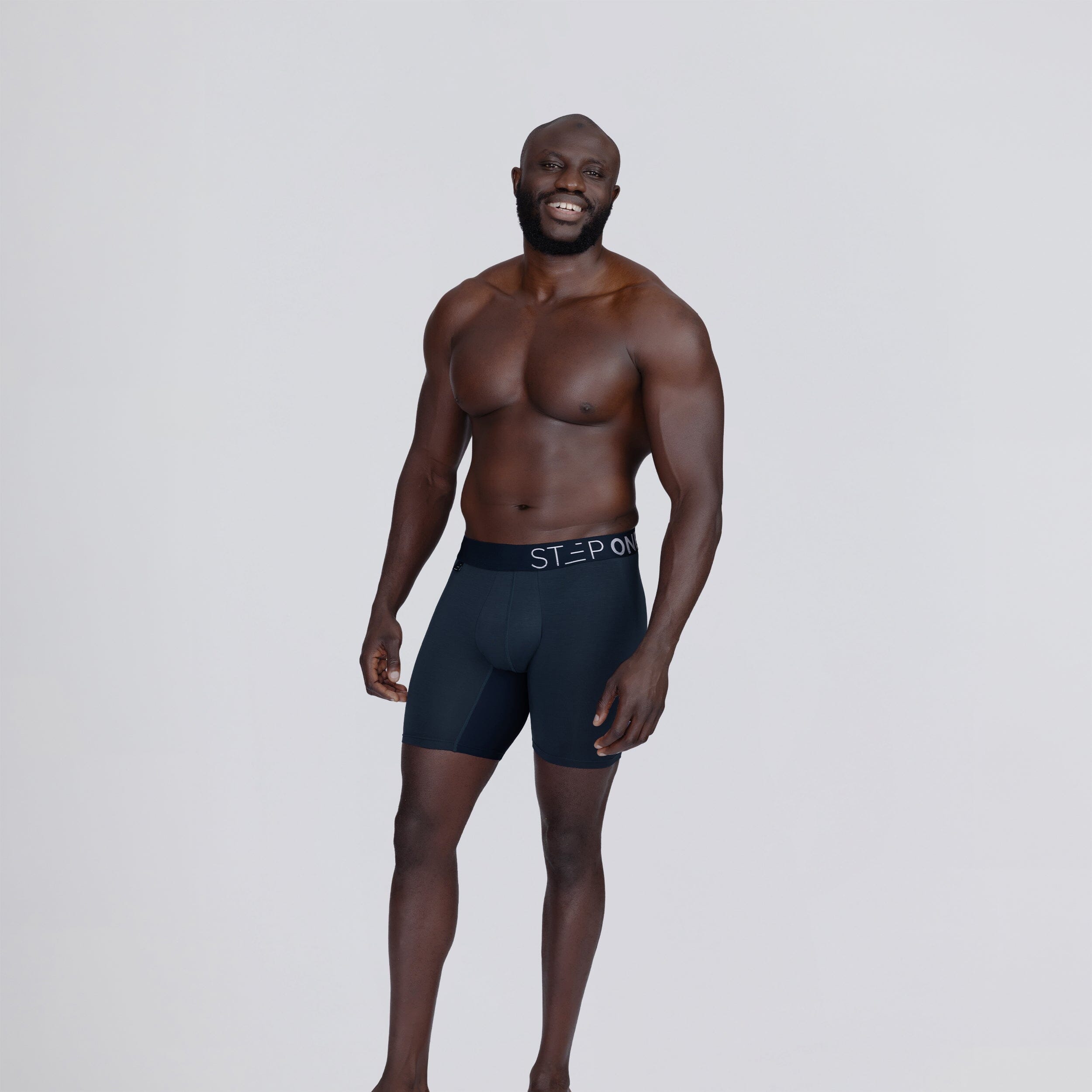 Boxer Brief - Dark Navy - Bamboo Underwear - Model:Baba