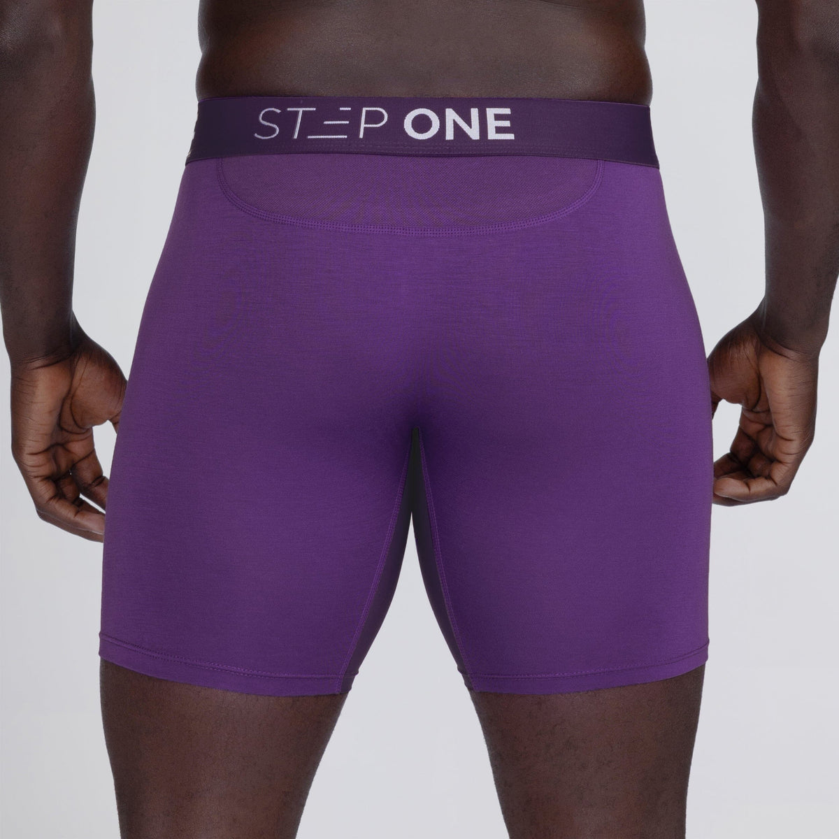 Boxer Brief - Deep Purple - Bamboo Underwear - Model:Baba