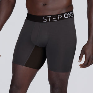 Boxer Brief - Dark Grey - Bamboo Underwear