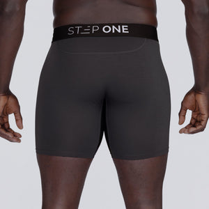 Boxer Brief - Dark Grey - Bamboo Underwear