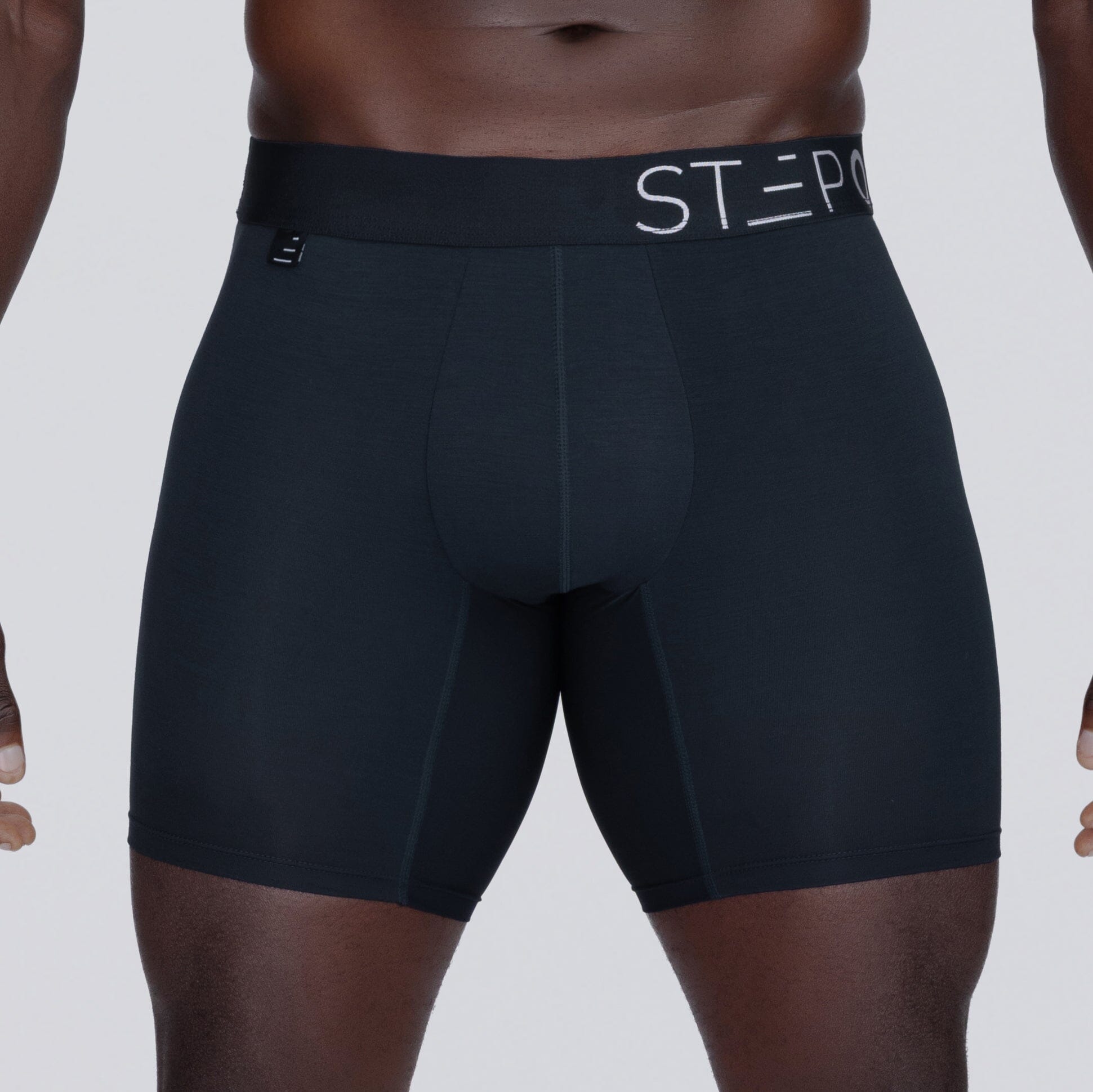 Boxer Brief - Almost Black - Bamboo Underwear - Model:Baba
