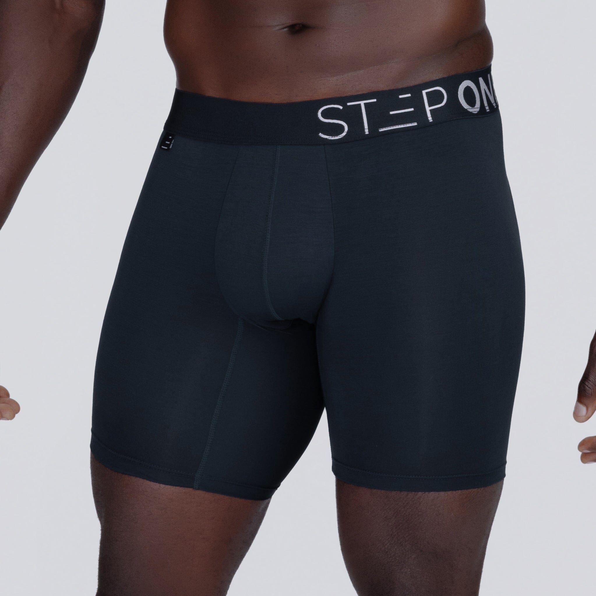 Boxer Brief - Almost Black - Bamboo Underwear - Model:Baba