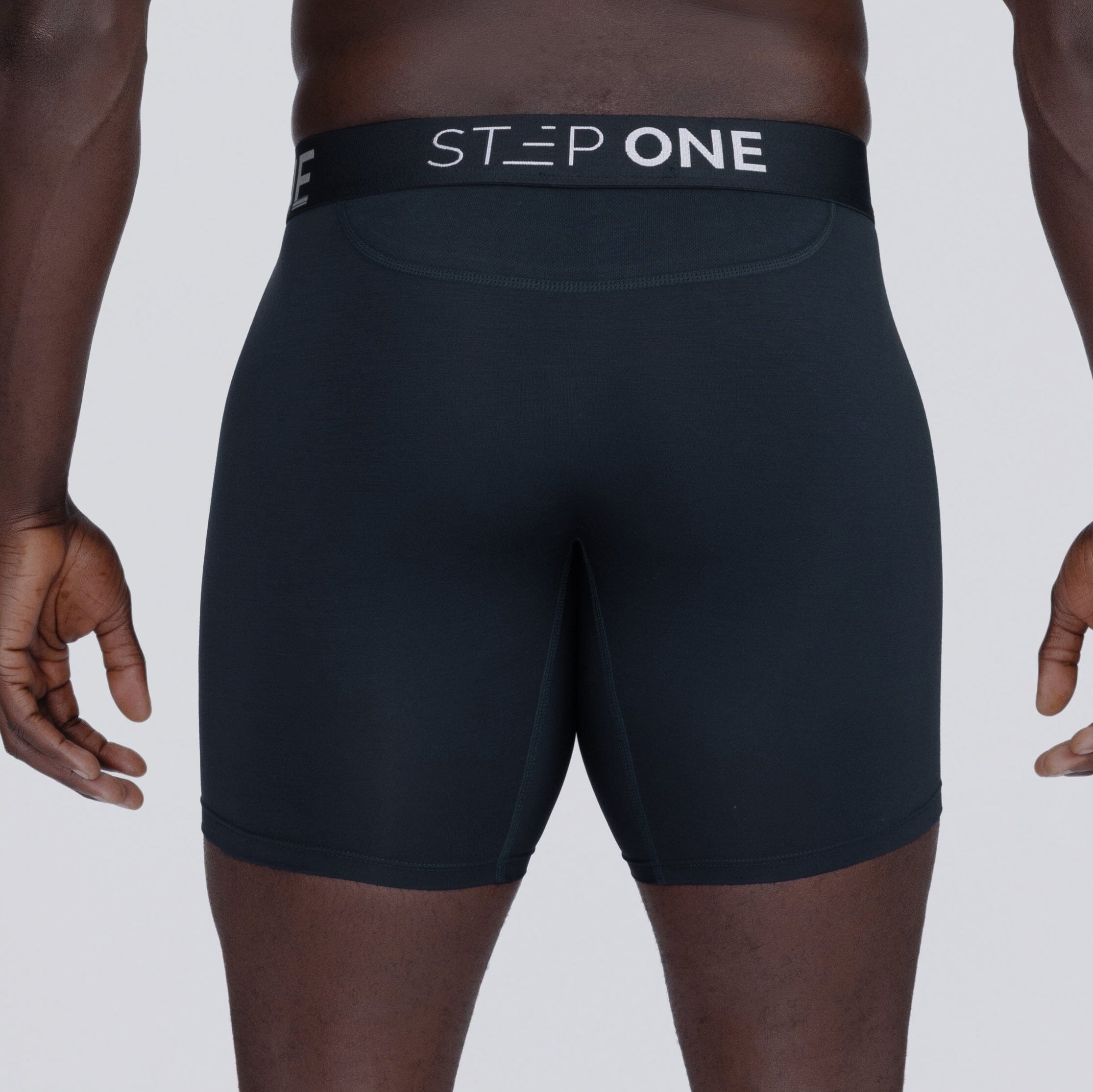 Boxer Brief - Almost Black - Bamboo Underwear - Model:Baba