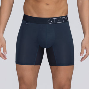 Boxer Brief - Dark Navy - Bamboo Underwear  - Model:Ivan