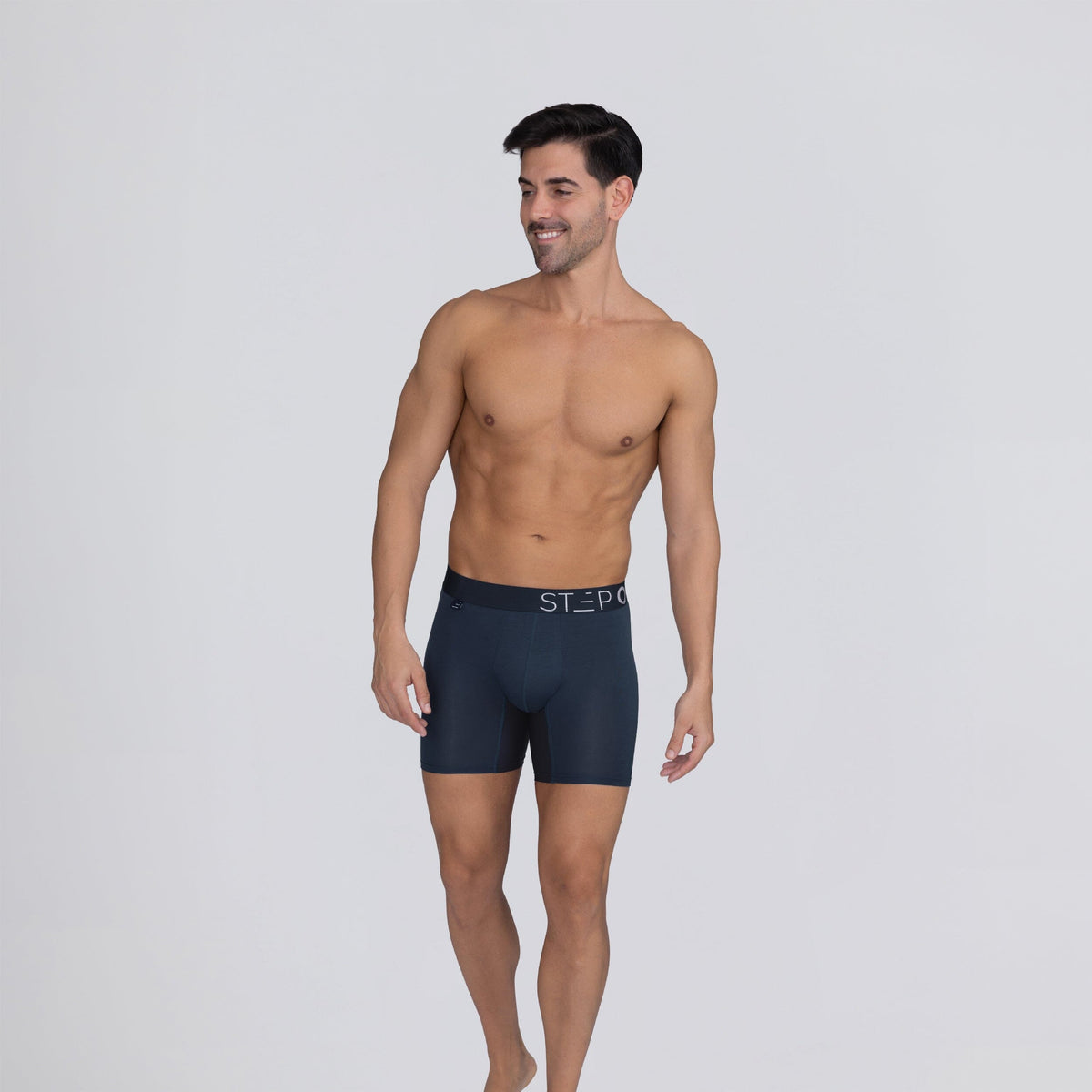 Boxer Brief - Dark Navy - Bamboo Underwear - Model:Ivan