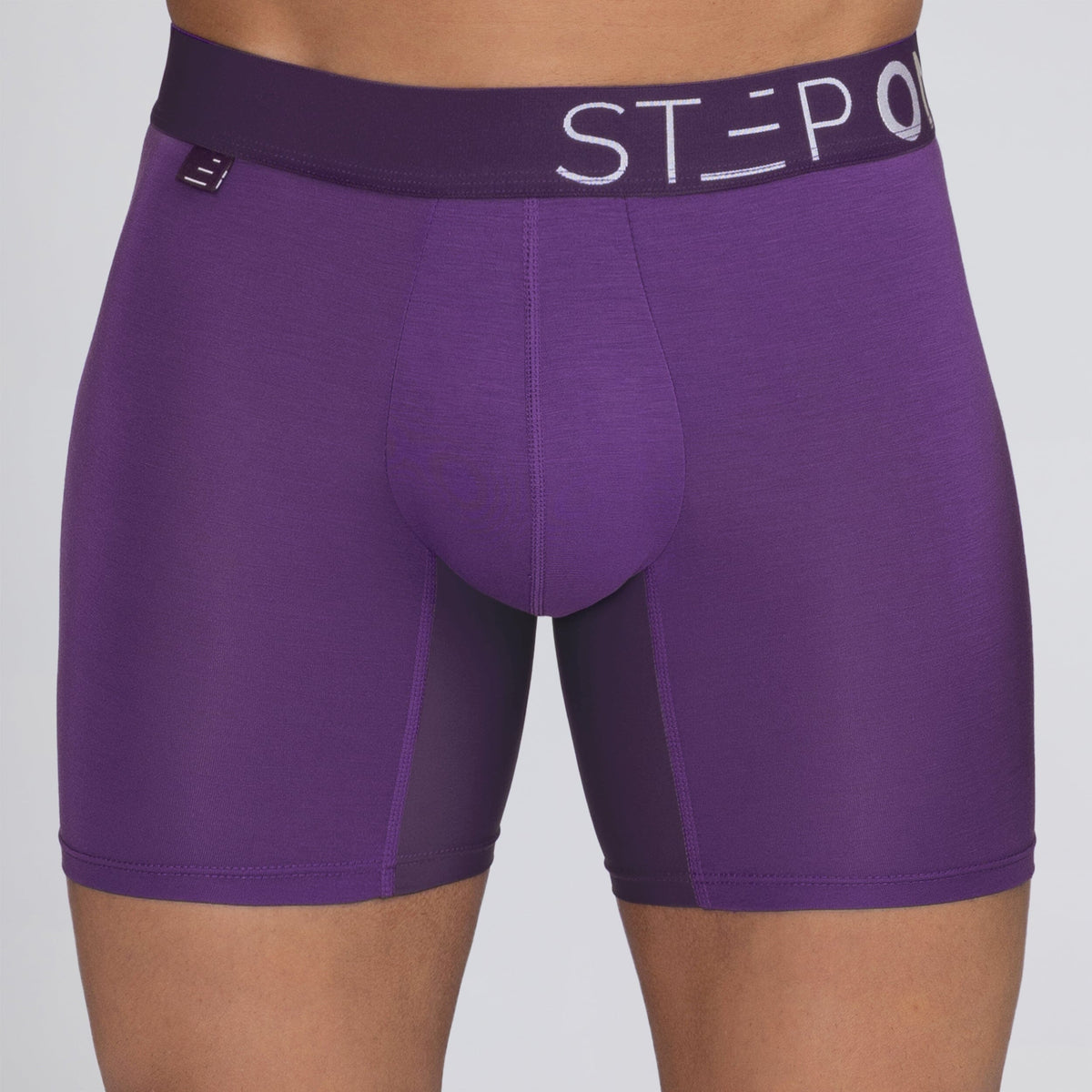 Boxer Brief - Deep Purple - Bamboo Underwear - Model:Ivan