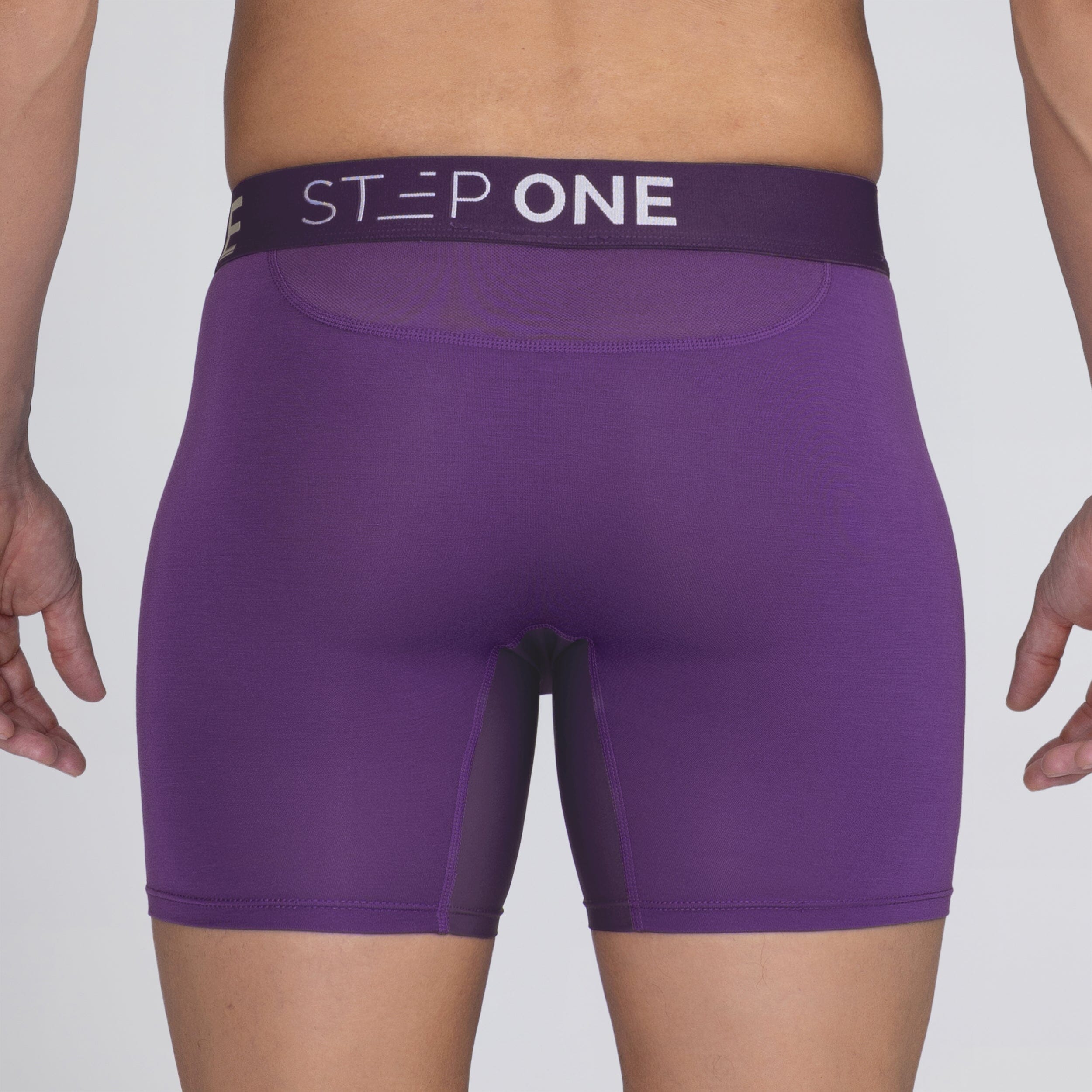 Boxer Brief - Deep Purple - Bamboo Underwear - Model:Ivan