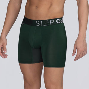 Boxer Brief - Dark Green - Bamboo Underwear - Model:Ivan