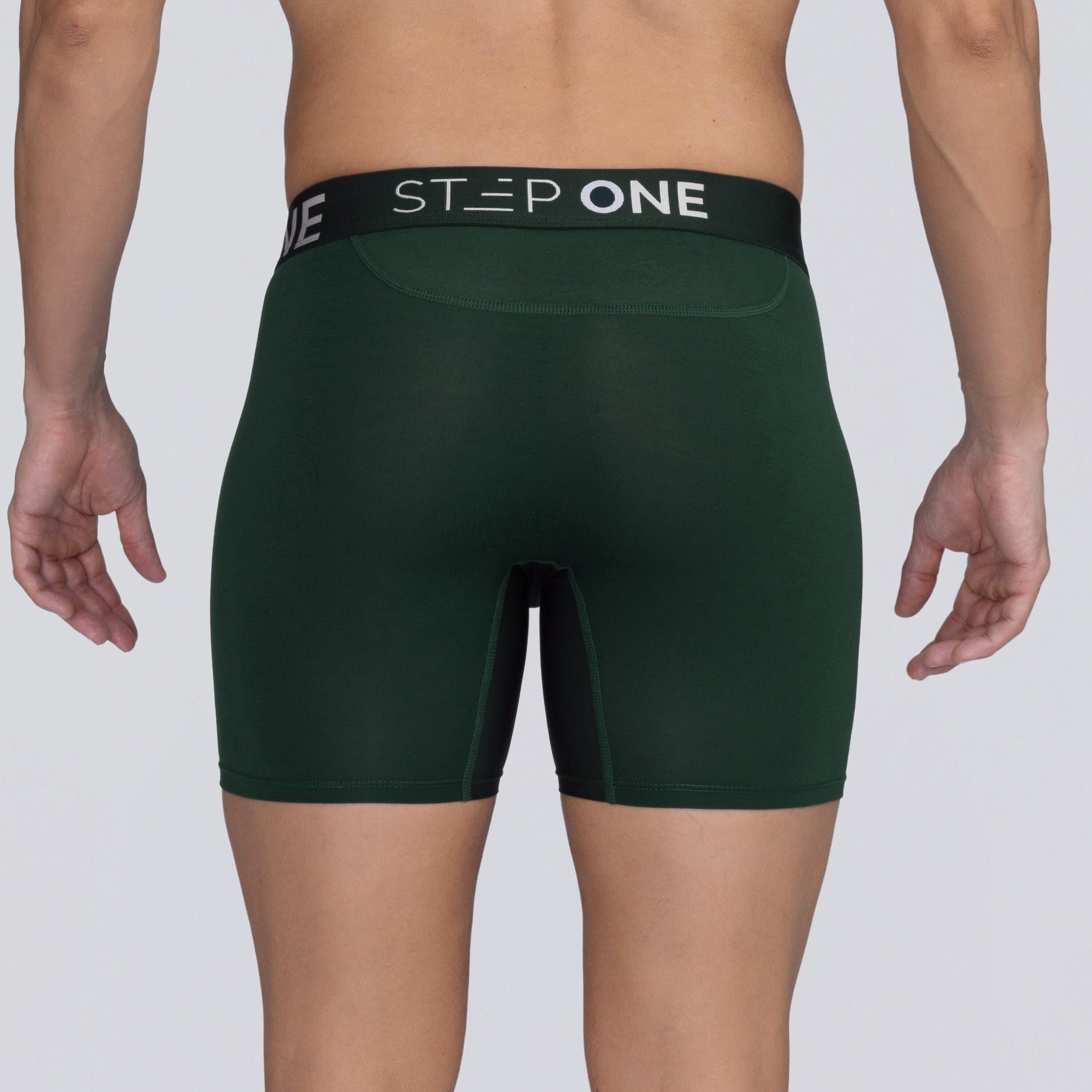 Boxer Brief - Dark Green - Bamboo Underwear - Model:Ivan
