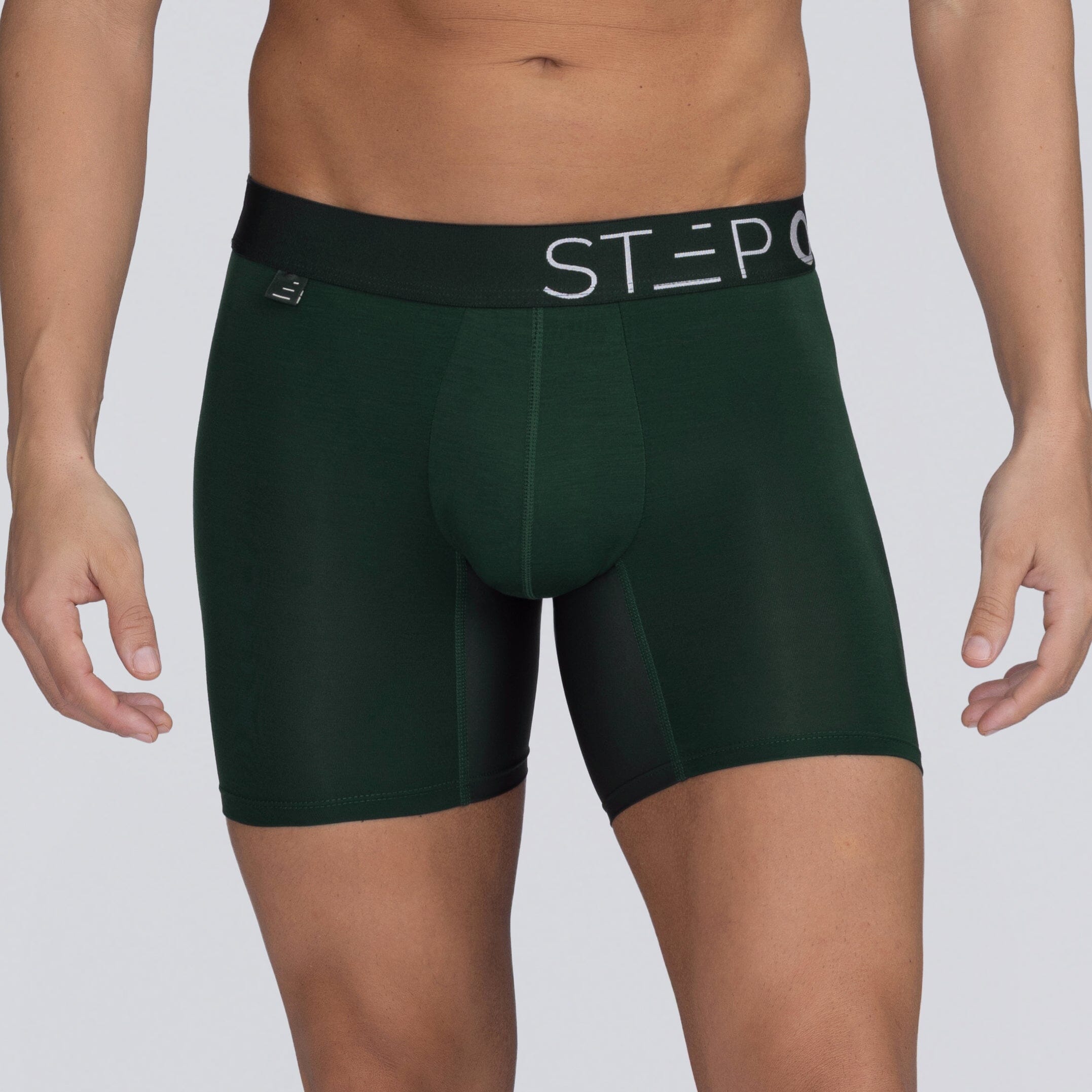 Boxer Brief - Dark Green - Bamboo Underwear - Model:Ivan