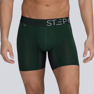 Boxer Brief - Dark Green - Bamboo Underwear - Model:Ivan