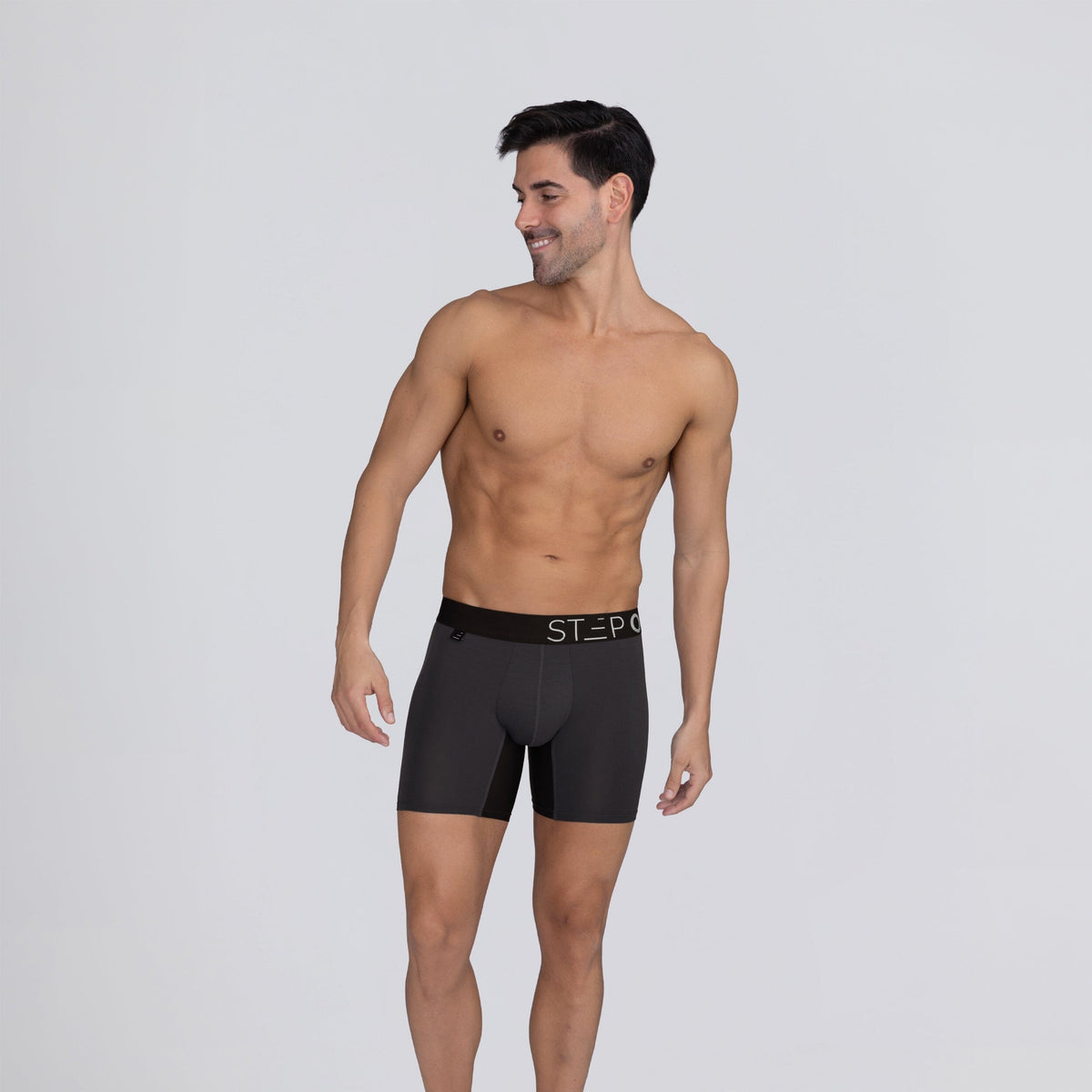 Boxer Brief - Dark Grey - Bamboo Underwear