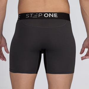 Boxer Brief - Dark Grey - Bamboo Underwear