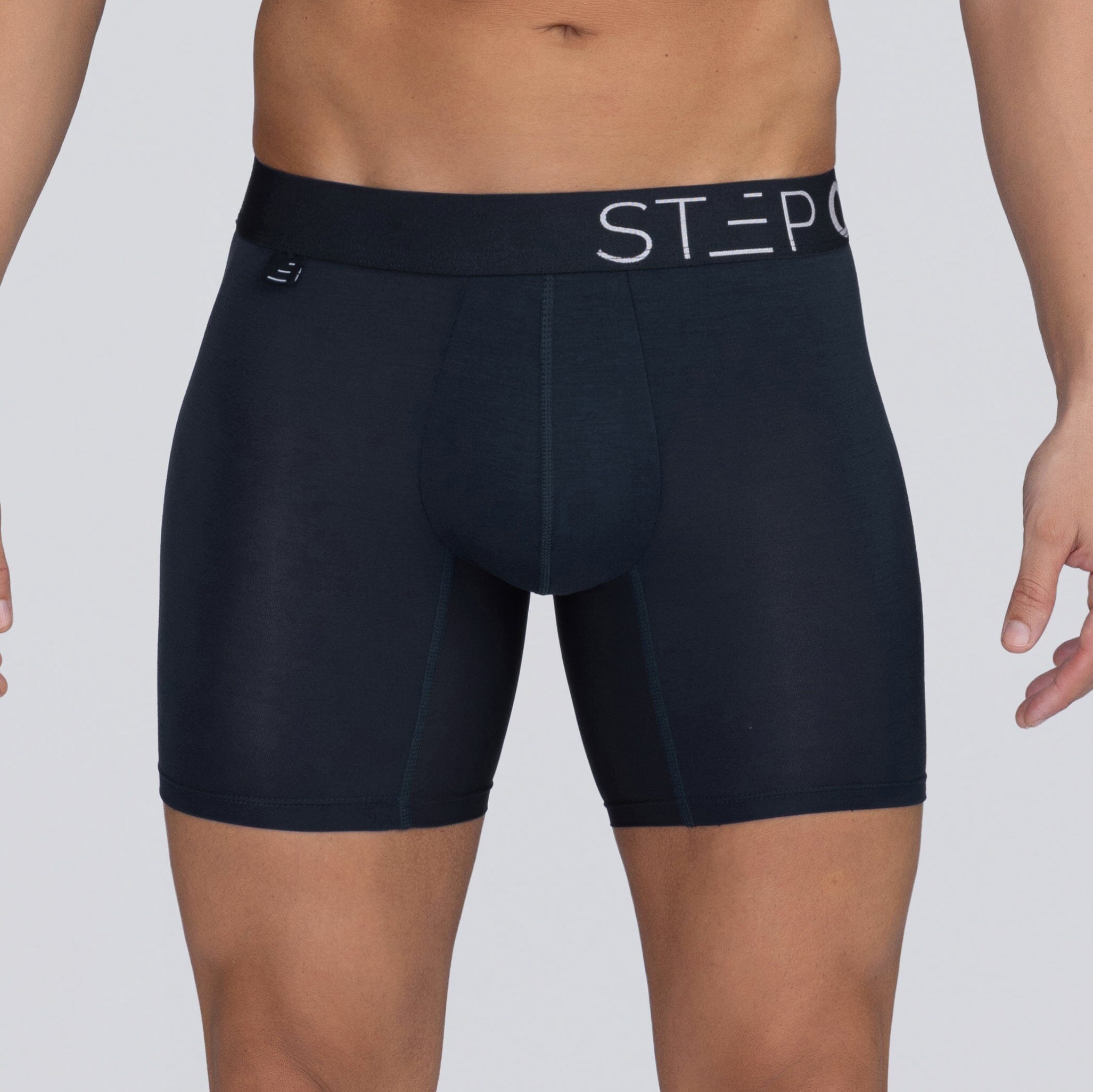 Boxer Brief - Almost Black - Bamboo Underwear - Model:Ivan