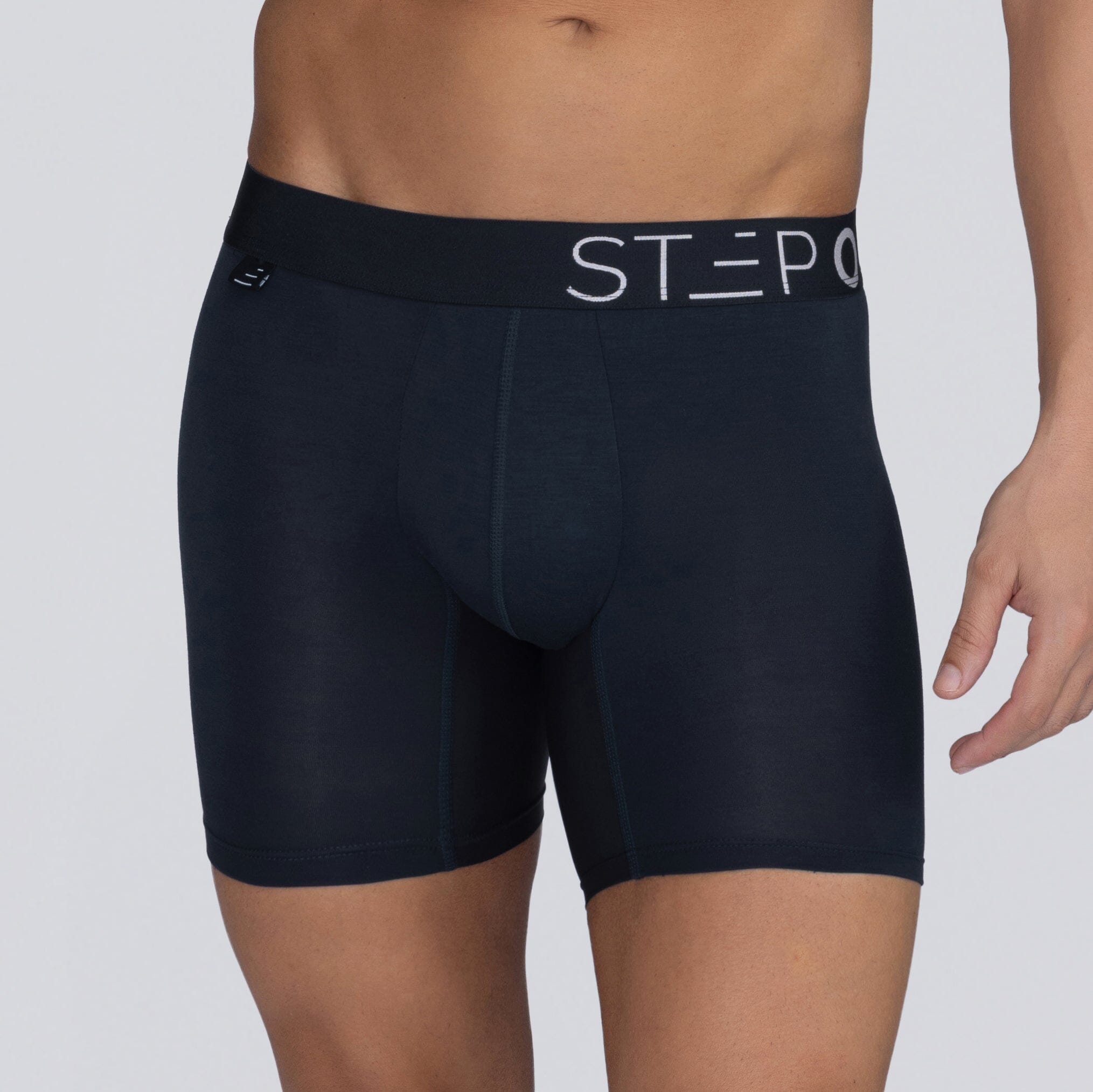 Boxer Brief - Almost Black - Bamboo Underwear - Model:Ivan