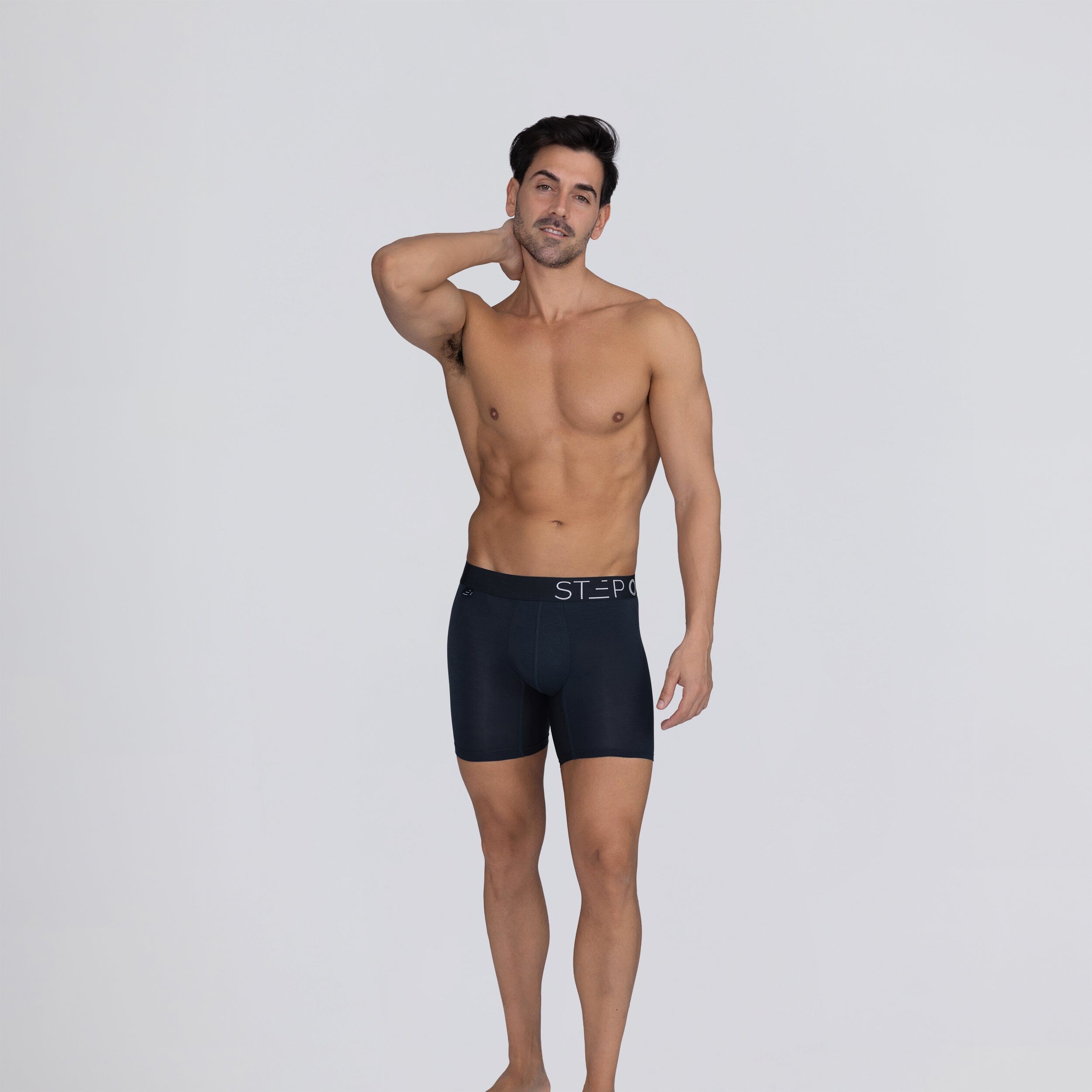 Boxer Brief - Almost Black - Bamboo Underwear - Model:Ivan