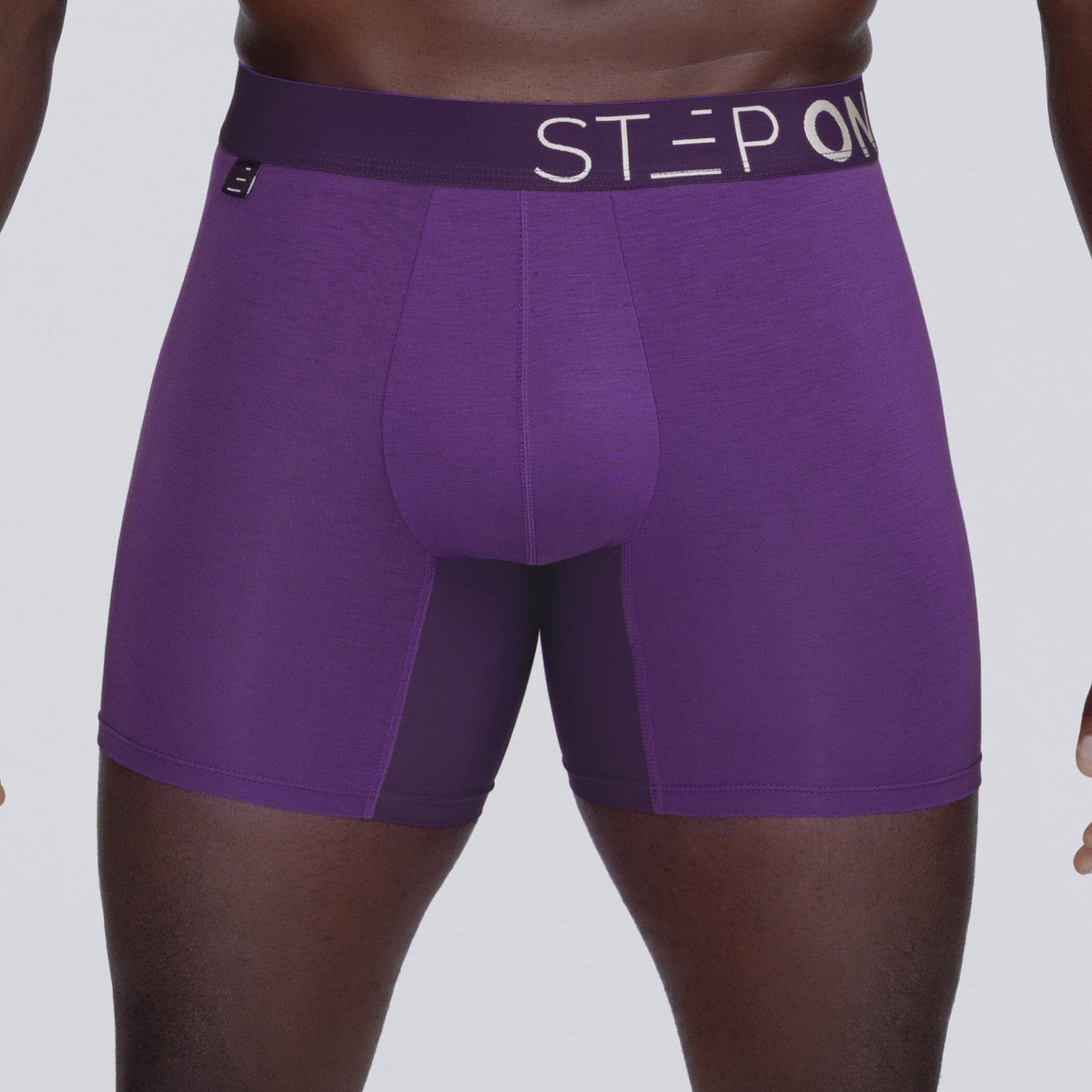 Trunk - Deep Purple - Bamboo Underwear - Model:Baba