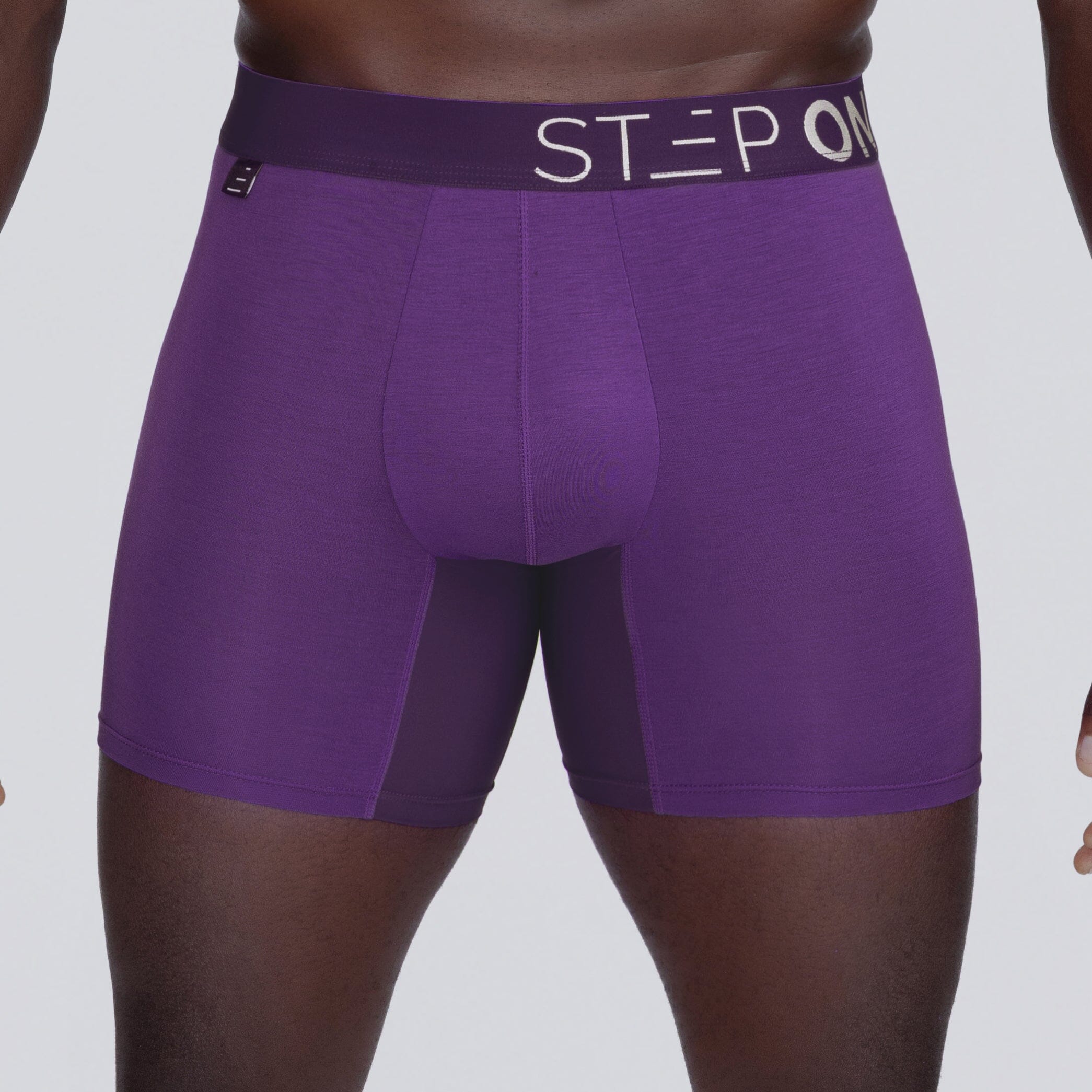 Trunk - Deep Purple - Bamboo Underwear - Model:Baba