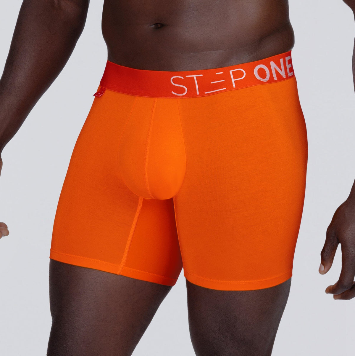 Trunk - Vibrant Orange - Bamboo Underwear - Model:Baba