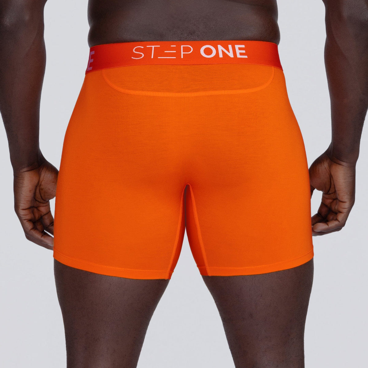 Trunk - Vibrant Orange - Bamboo Underwear - Model:Baba