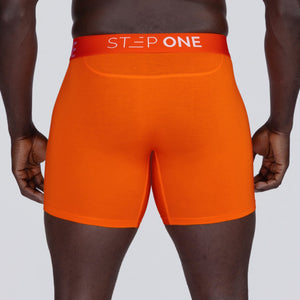 Trunk - Vibrant Orange - Bamboo Underwear - Model:Baba