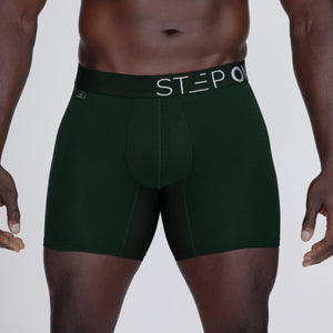 Trunk - Dark Green - Bamboo Underwear - Model:Baba