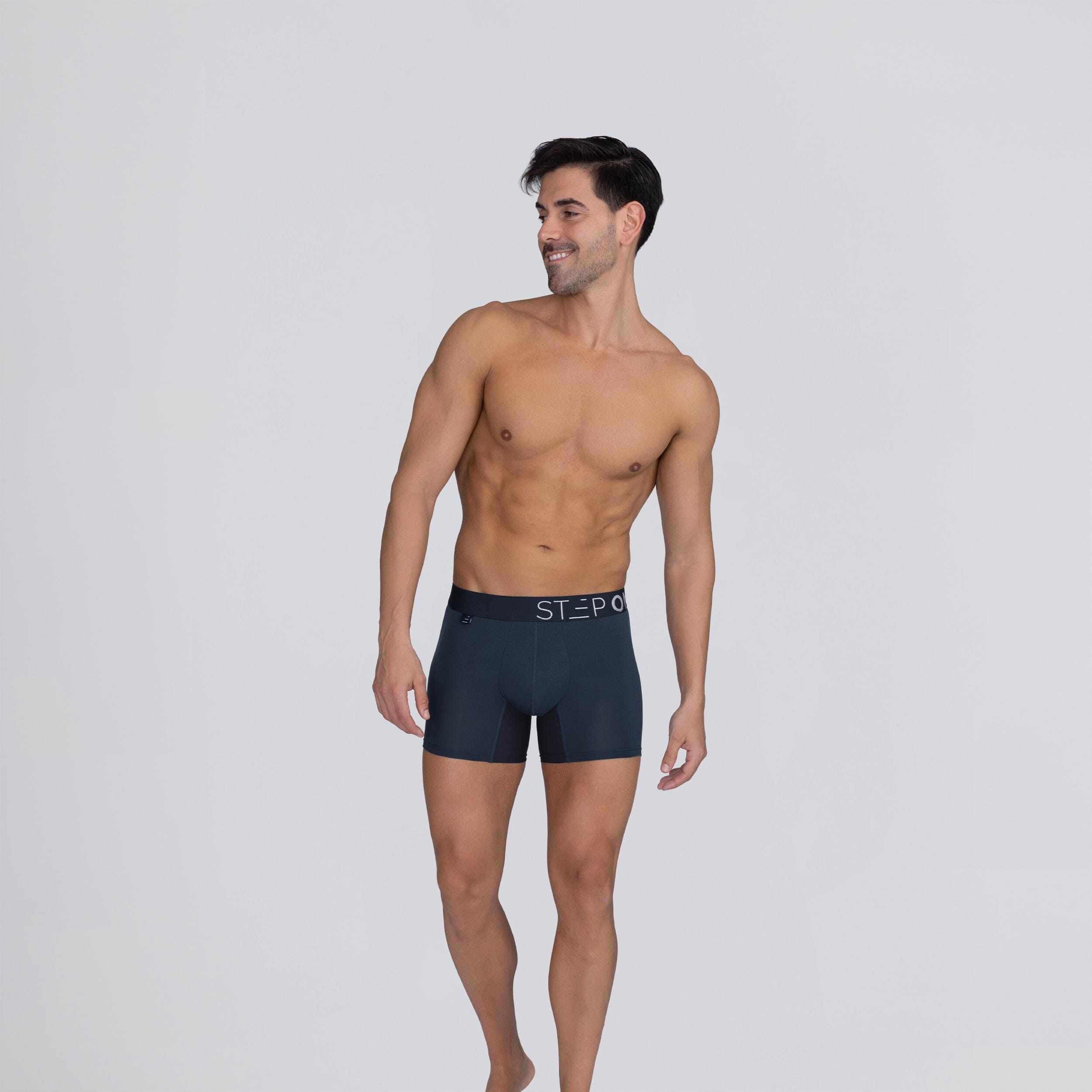 Trunk - Dark Navy - Bamboo Underwear - Model:Ivan