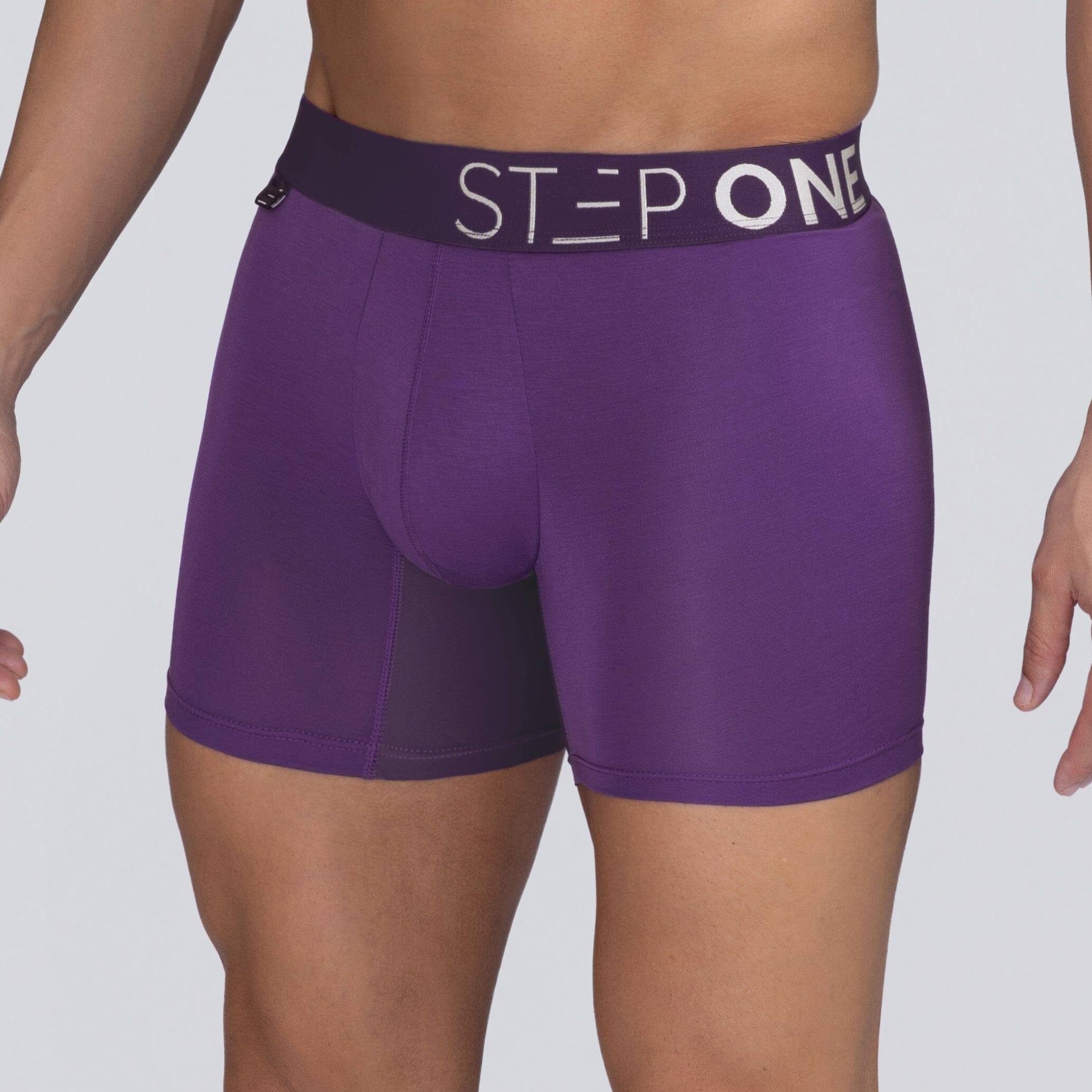 Trunk - Deep Purple - Bamboo Underwear - Model:Ivan
