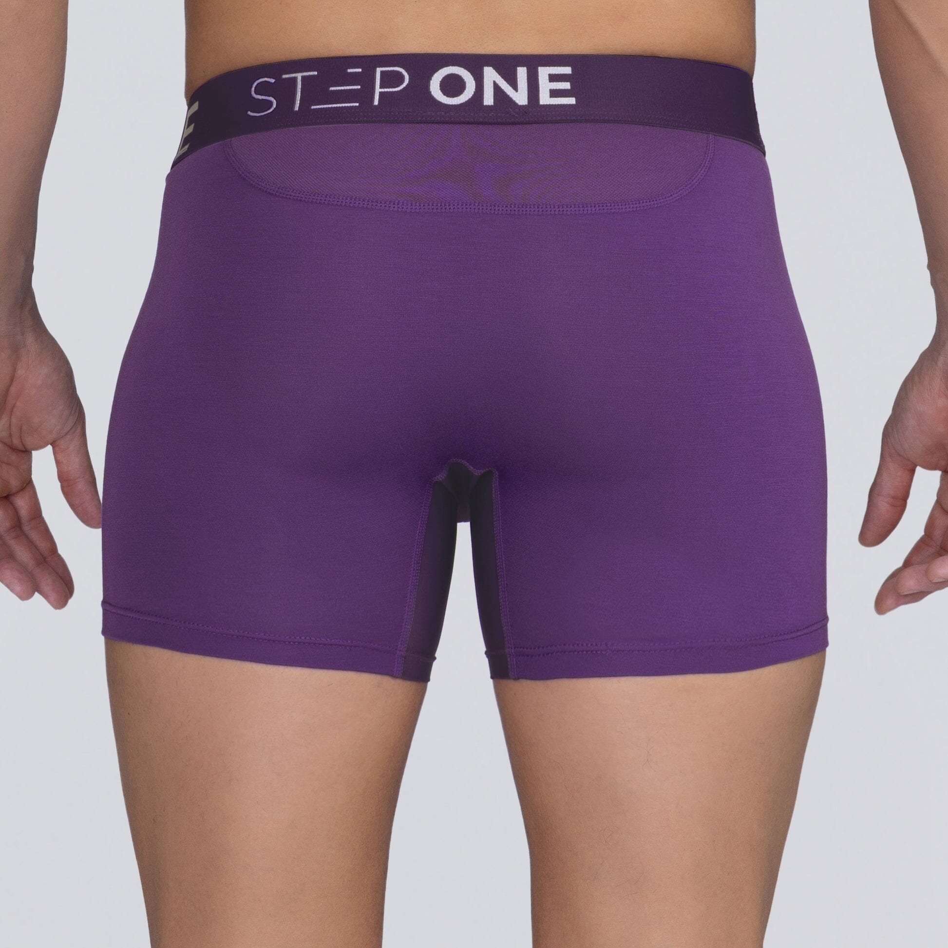 Trunk - Deep Purple - Bamboo Underwear - Model:Ivan